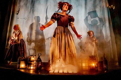 2018 Folger Production of Davenant’s Macbeth, taken by Brittany Diliberto, Bee Two Sweet Photography